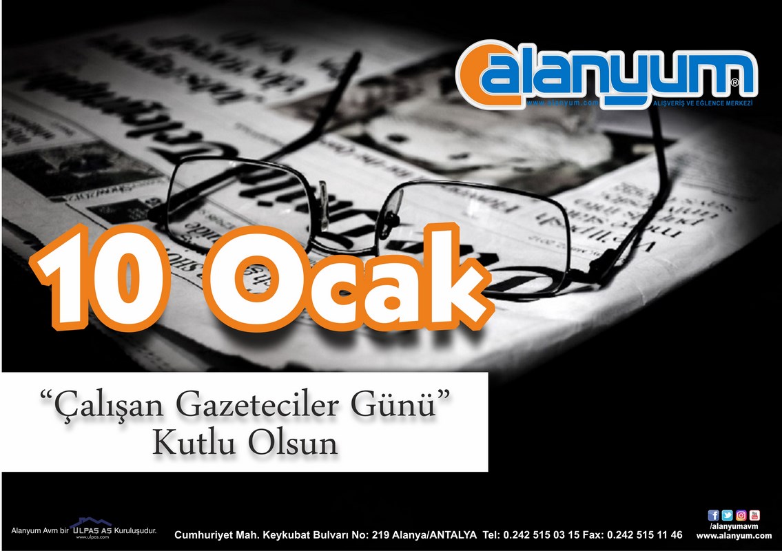 Çalışan Gazeteciler Günü Kutlu Olsun