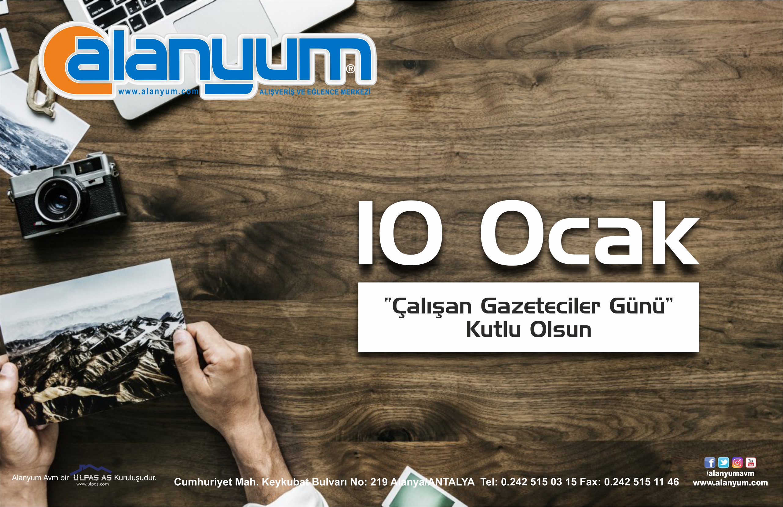 Çalışan Gazeteciler Günü kutlu olsun.