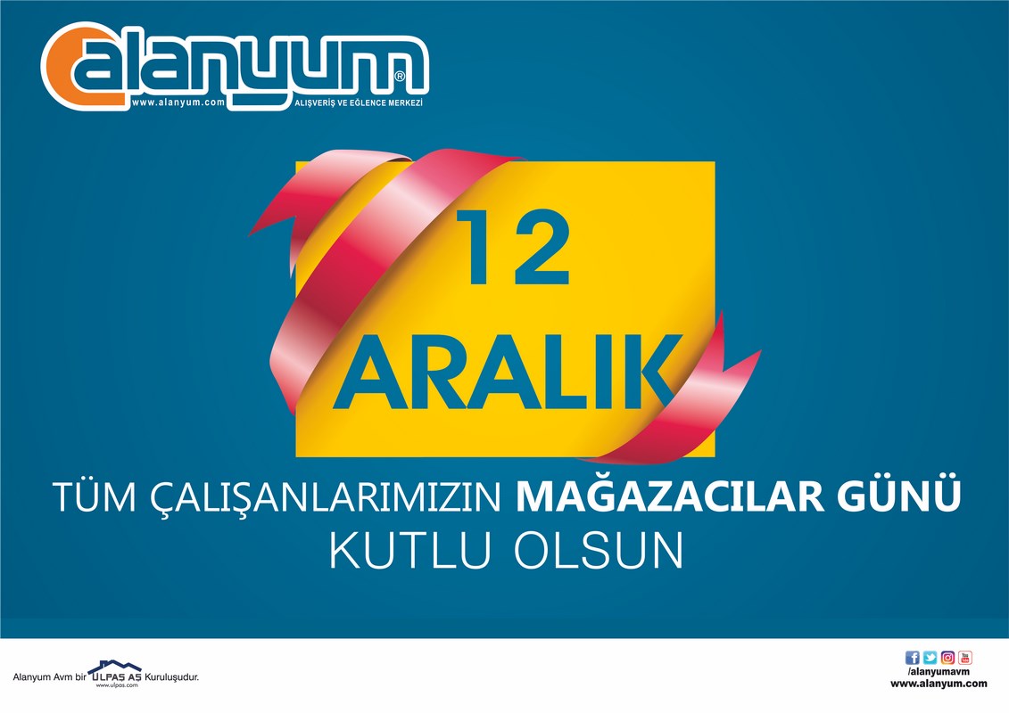 12 Aralık Mağazacılar Günü Kutlu Olsun!