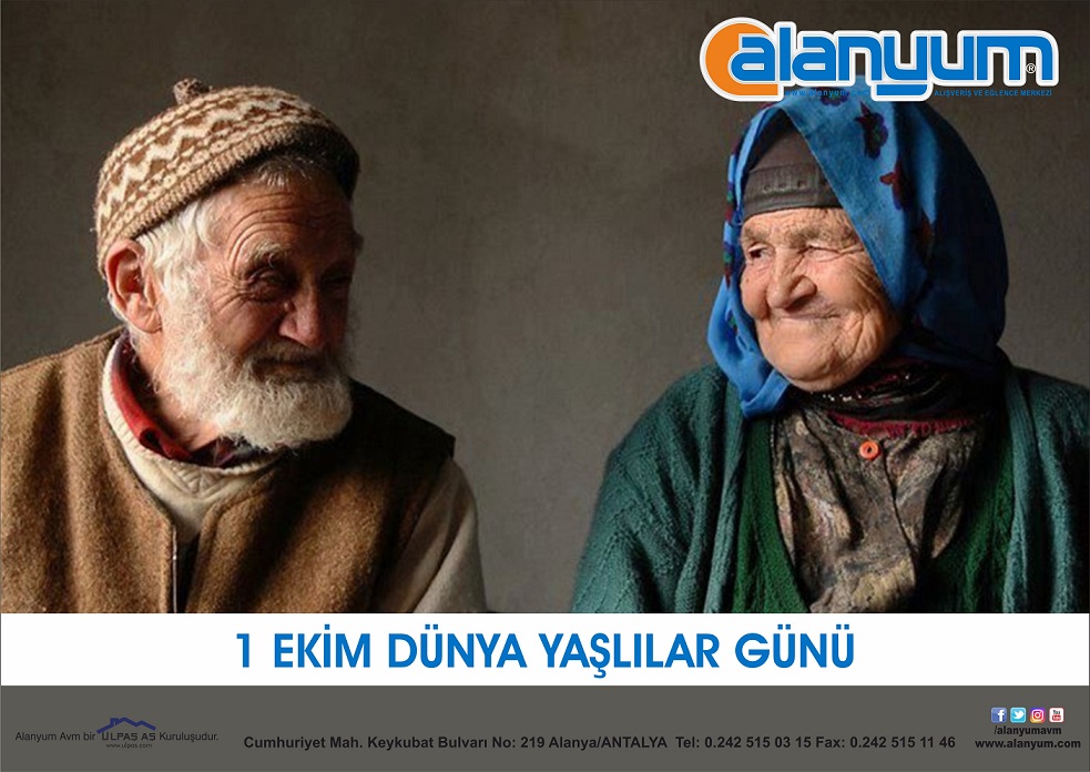 1 Ekim Dünya Yaşlılar Günü Kutlu Olsun