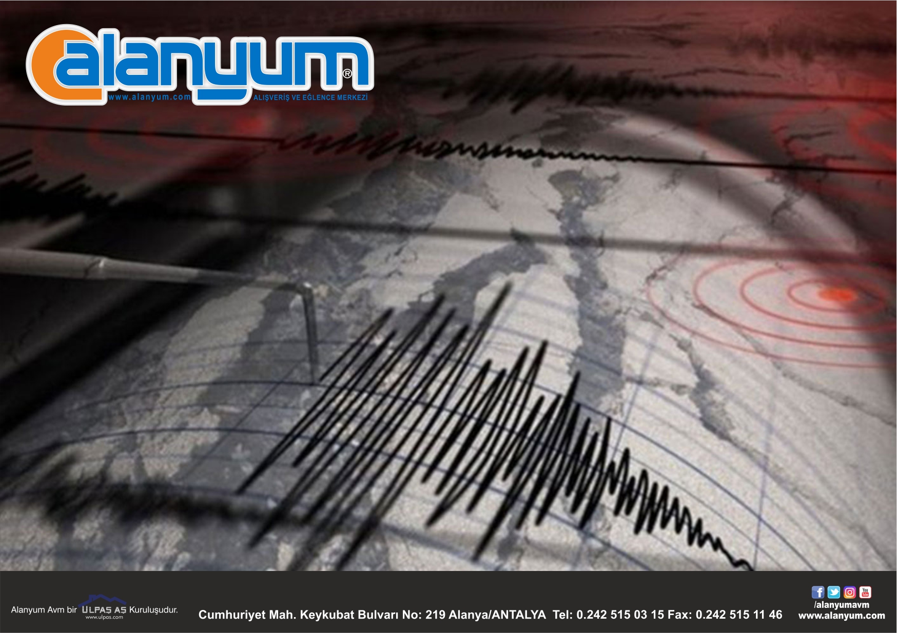 Deprem, Alanya ve Gazipaşa'da hissedildi.