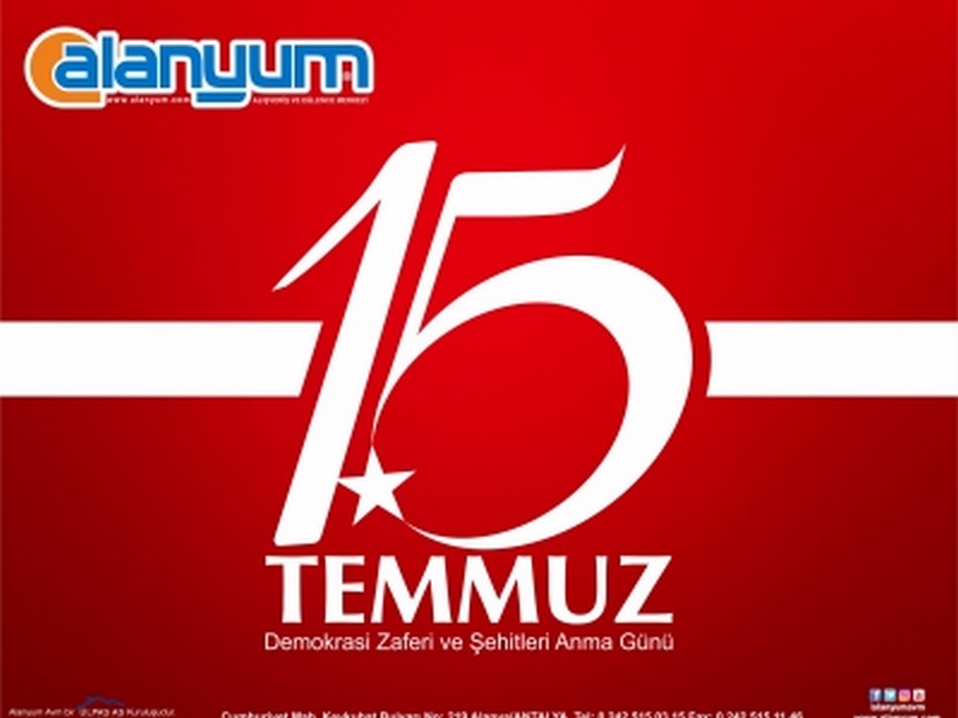 15 Temmuz Demokrasi Zaferi ve Şehitleri Anma Günü