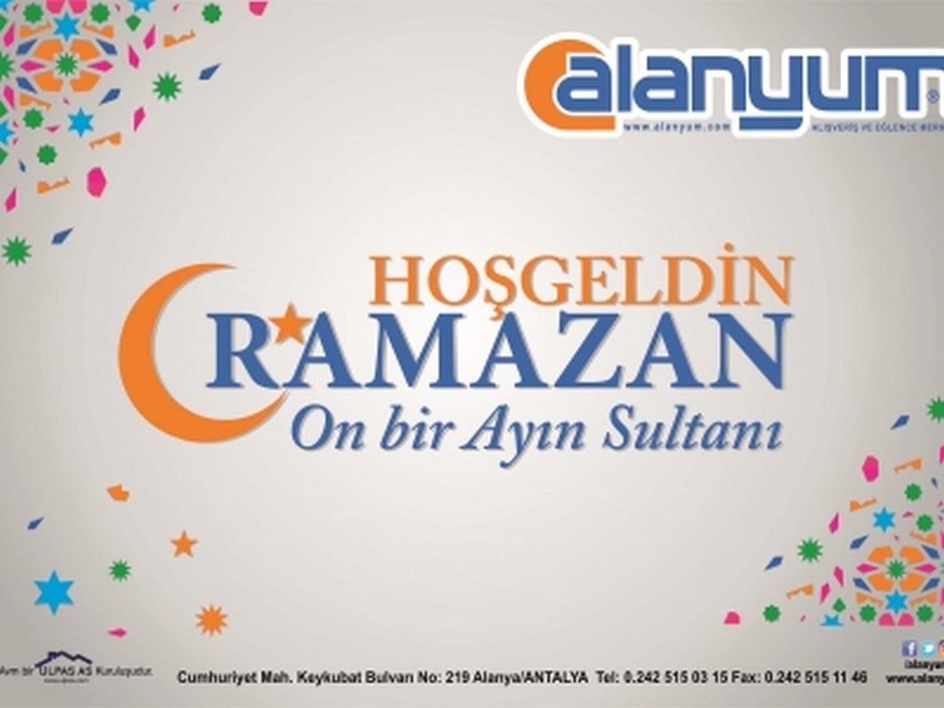 Hoşgeldin On Bir Ayın Sultanı Ya Şehr-i Ramazan