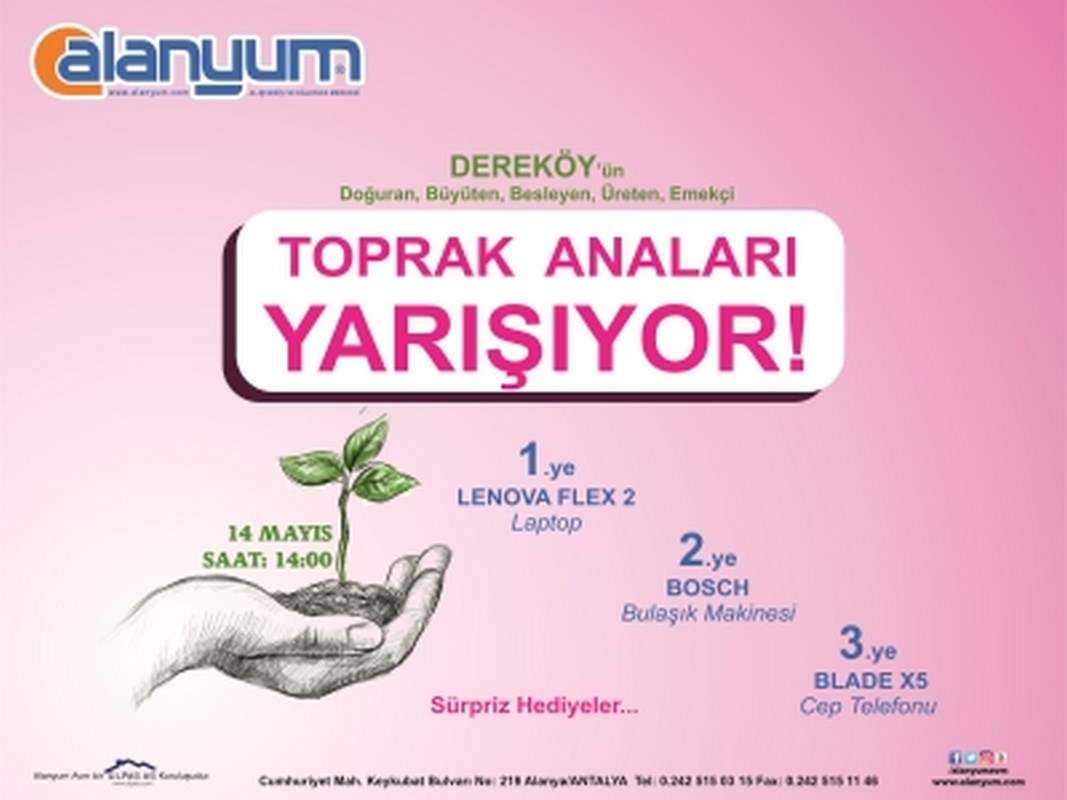 DEREKÖY\'ÜN TOPRAK ANALARI ANNELER GÜNÜNDE YARIŞIYOR!